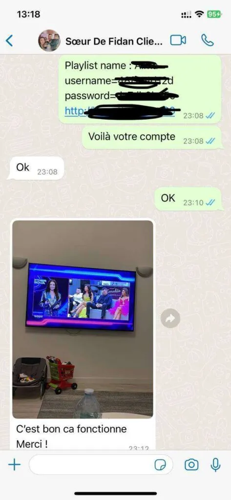 Support réactif et aide à la configuration tv speedy WhatsApp 6